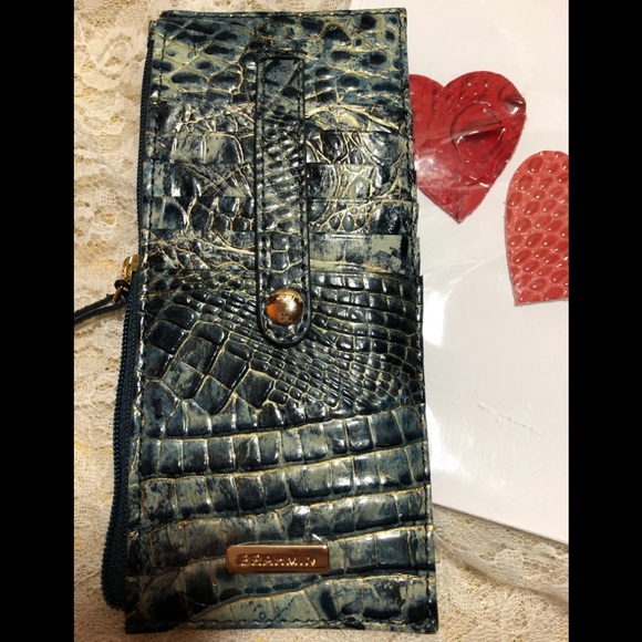 NWT BRAHMIN GLACIER MELBOURNE CREDIT CARD WALLET